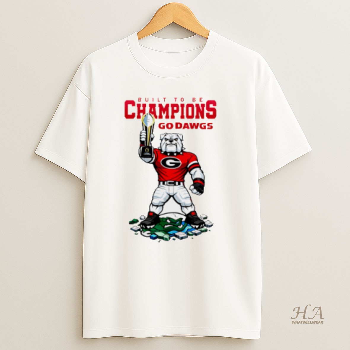 Official Georgia Bulldogs 2026 Cfp Built To Be Champions Go Dawgs T Shirt