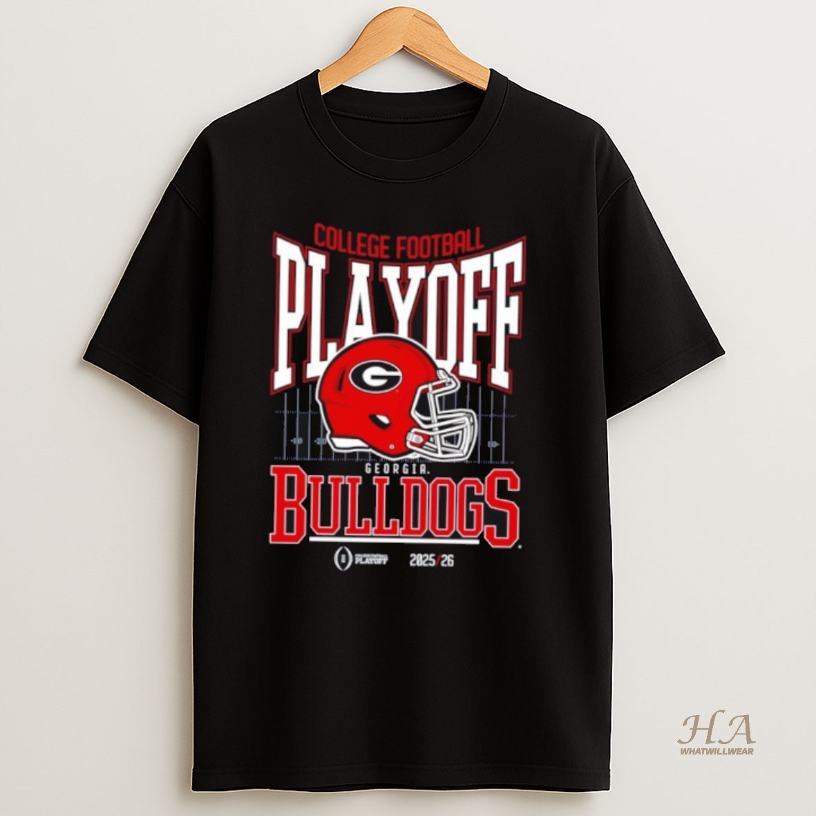 Official Georgia Bulldogs College Football Playoff 2025 26 Playoff Bound T Shirt