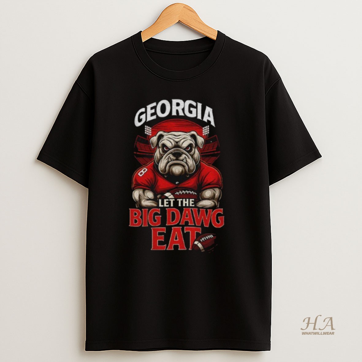 Official Georgia Bulldogs Let The Big Dawg Eat Shirt