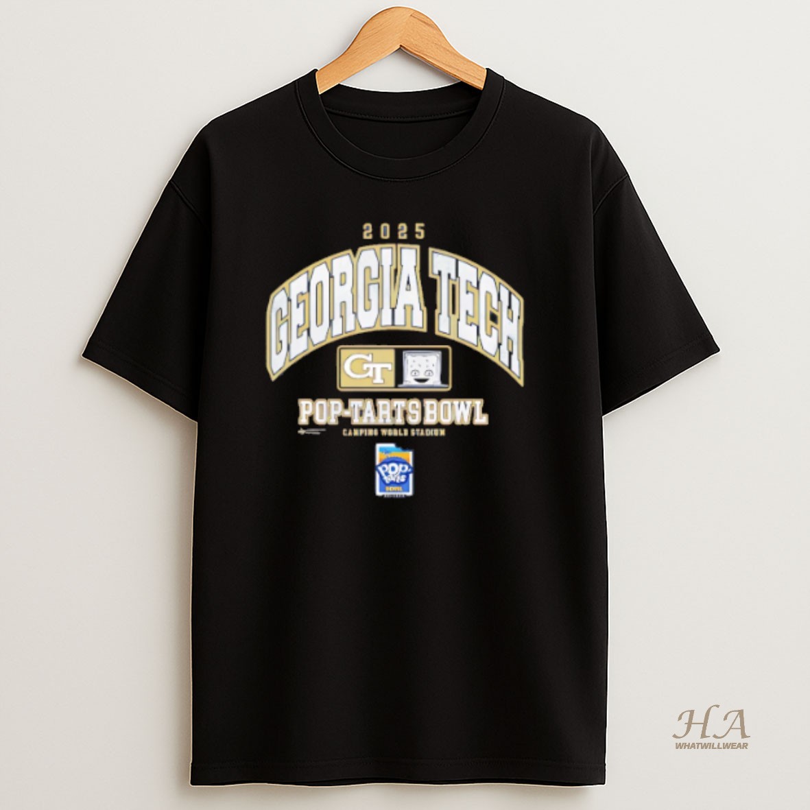 Official Georgia Tech Yellow Jackets 2025 Pop Tarts Bowl Shirt