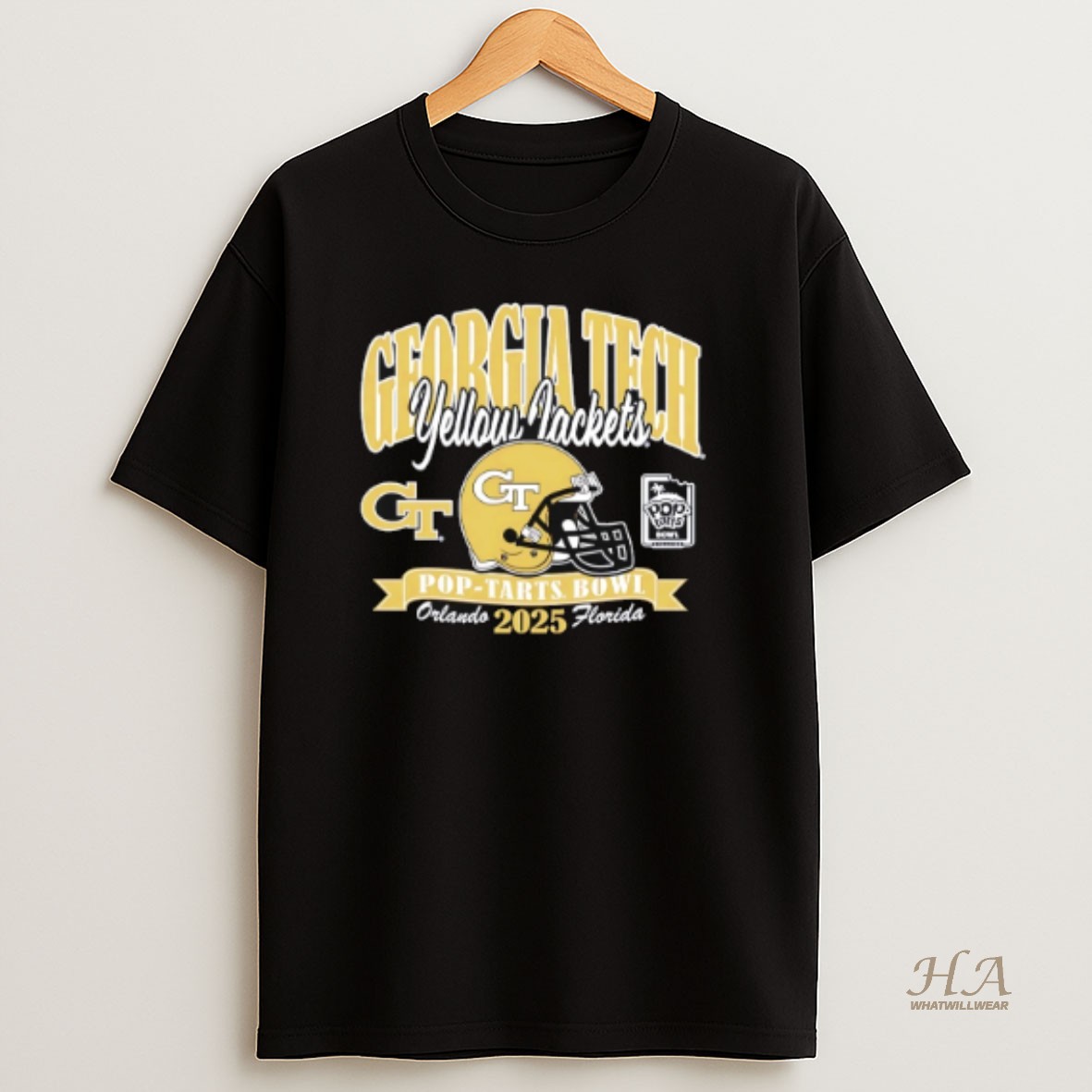 Official Georgia Tech Yellow Jackets Football Pop Tarts Bowl 2025 Shirt