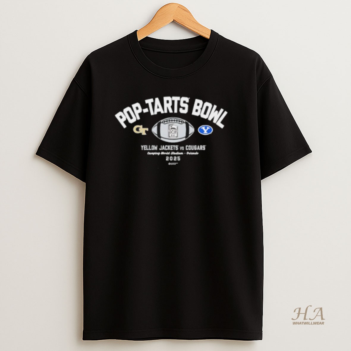 Official Georgia Tech Yellow Jackets Vs Byu Cougars 2025 Pop Tarts Bowl Shirt