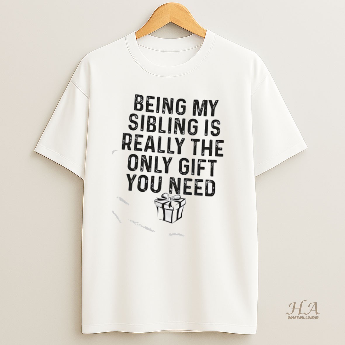 Official Gift Being My Sibling Is Really The Only Gift You Need Shirt