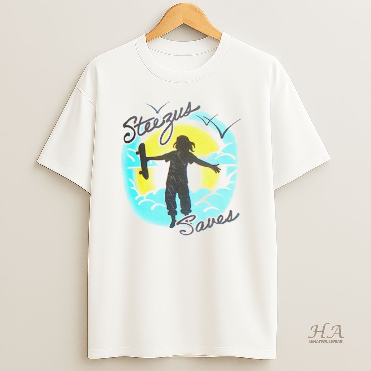 Official Girls Can Skateboard Steezus Saves T Shirt