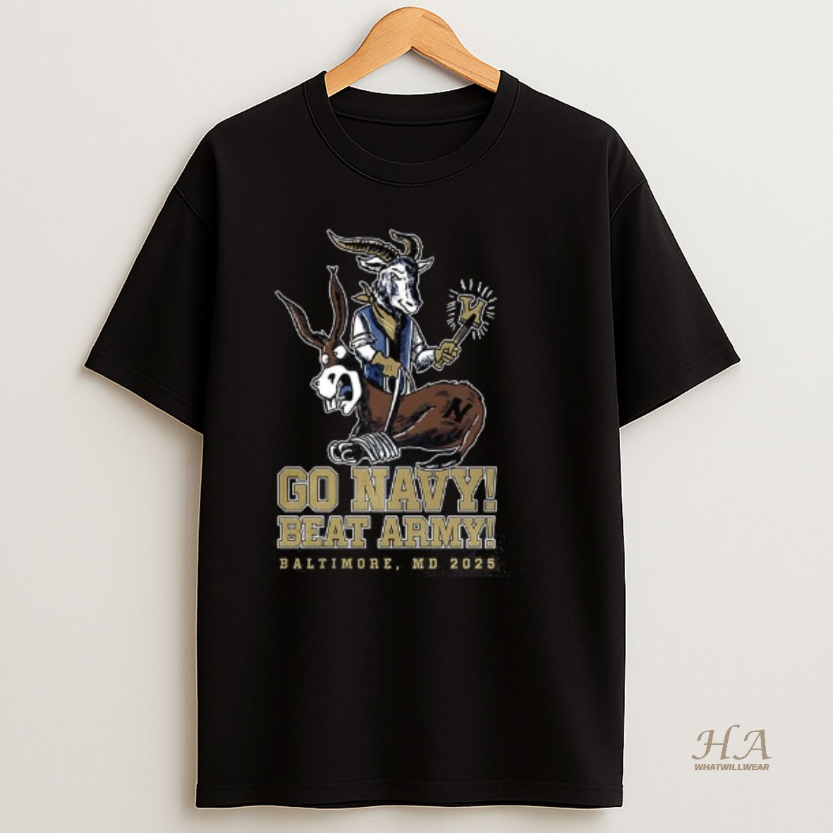 Official Go Navy Beat Army Baltimore Md 2025 T Shirt