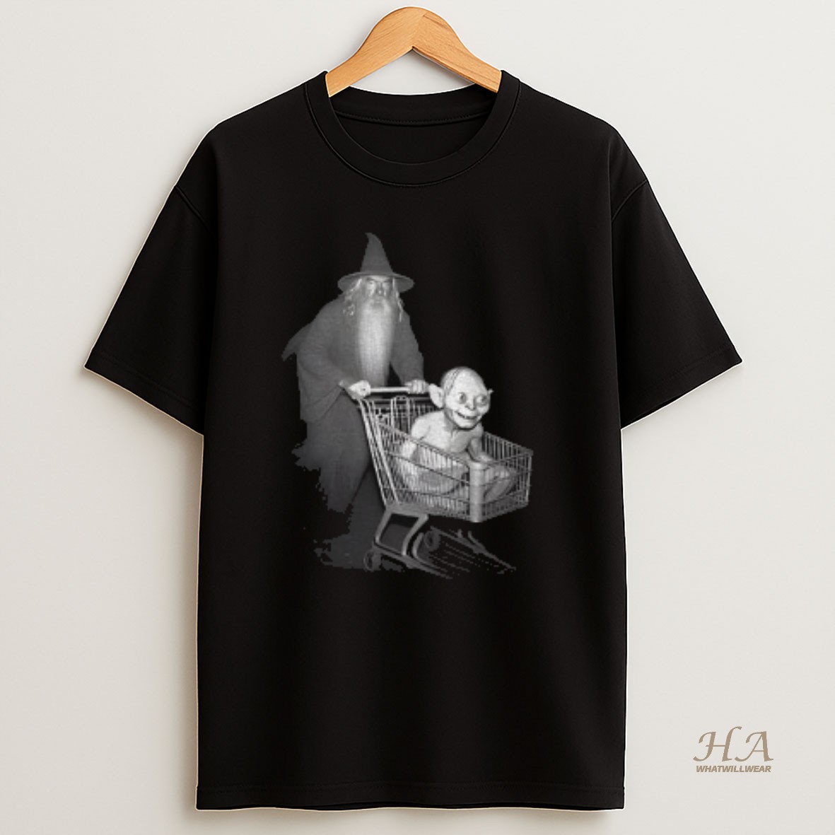 Official Goblin Pushing Cart Lotr Meme T Shirt