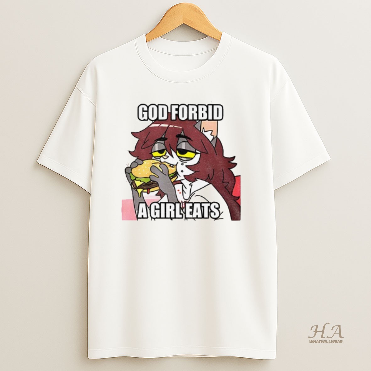 Official God Forbid A Girl Eats T Shirt