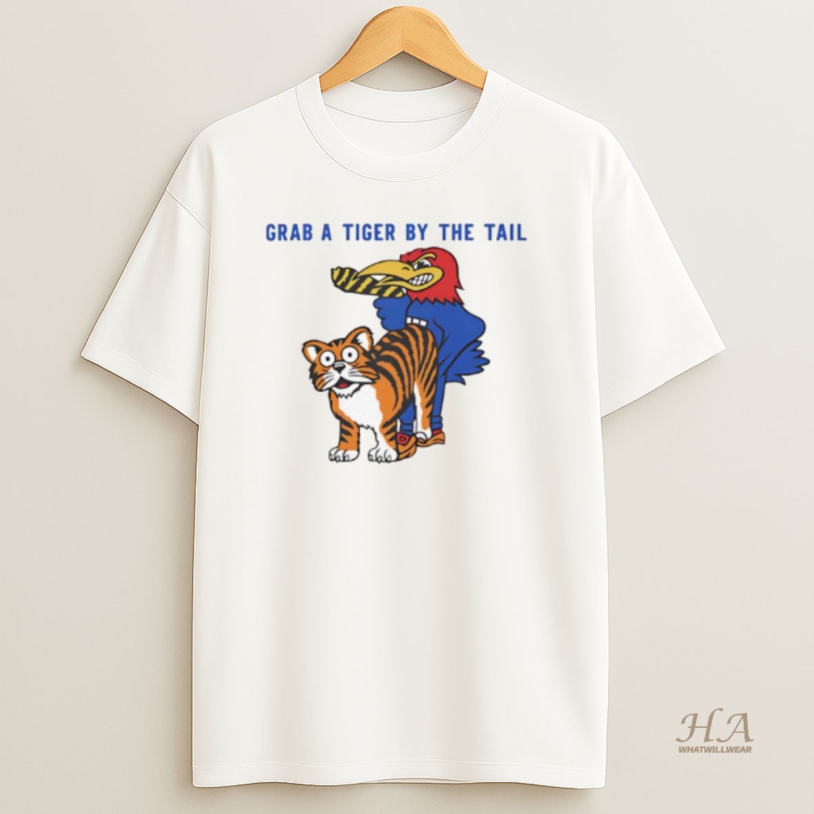 Official Grab A Tiger By The Tail Kansas Vs Missouri Rivalry T Shirt