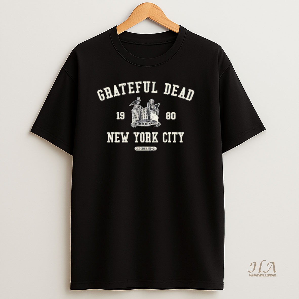 Official Grateful Dead New York City 1980 Shirt