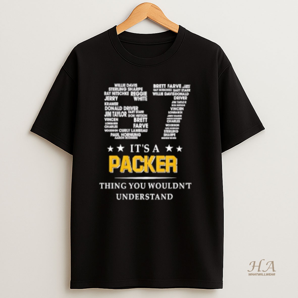Official Green Bay Packers 67 Its A Packers Thing You Wouldnt Understand T Shirt