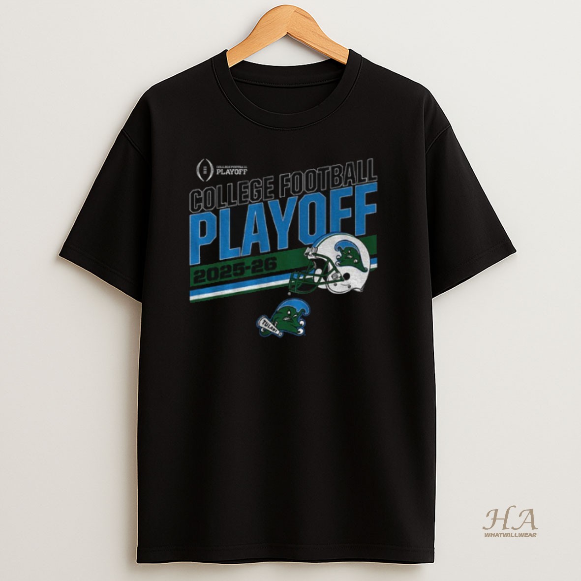 Official Green Wave College Football Playoff Cfp 2025 26 T Shirt