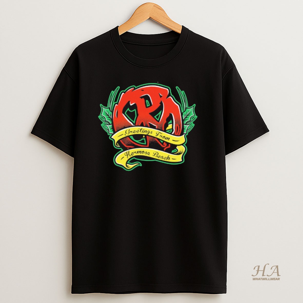 Official Greetings From Hermosa Beach Pennywise Xmas 2025 T Shirt