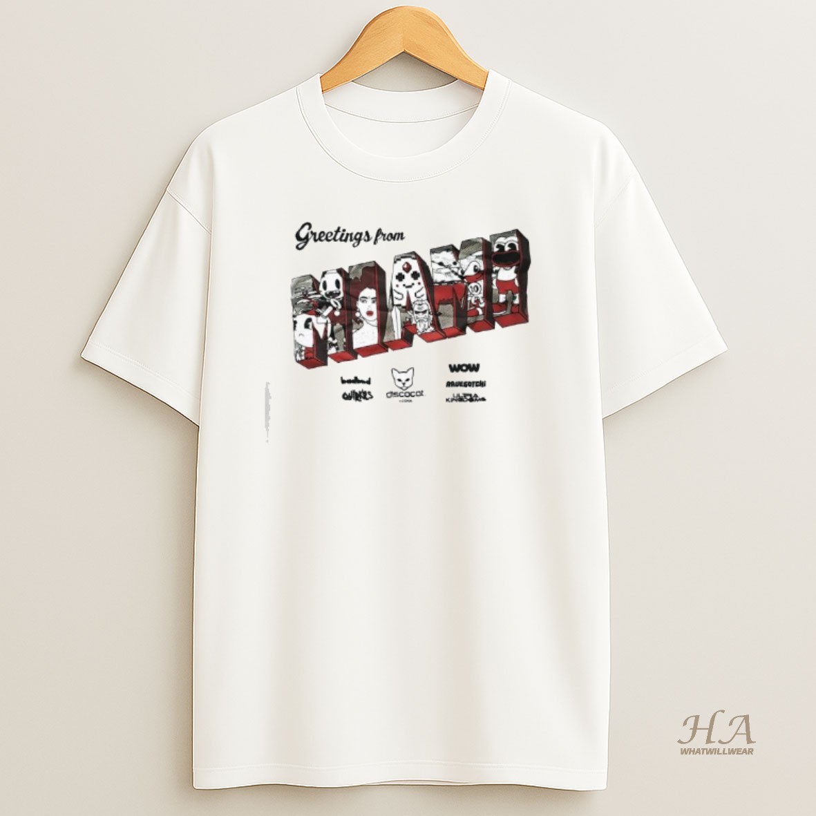 Official Gretings From Miami Dirtycoins Dico Puppies Hangouts T Shirt