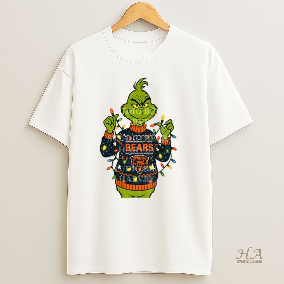 Official Grinch Chicago Bears Grinchmas Christmas In Chicago Shirt