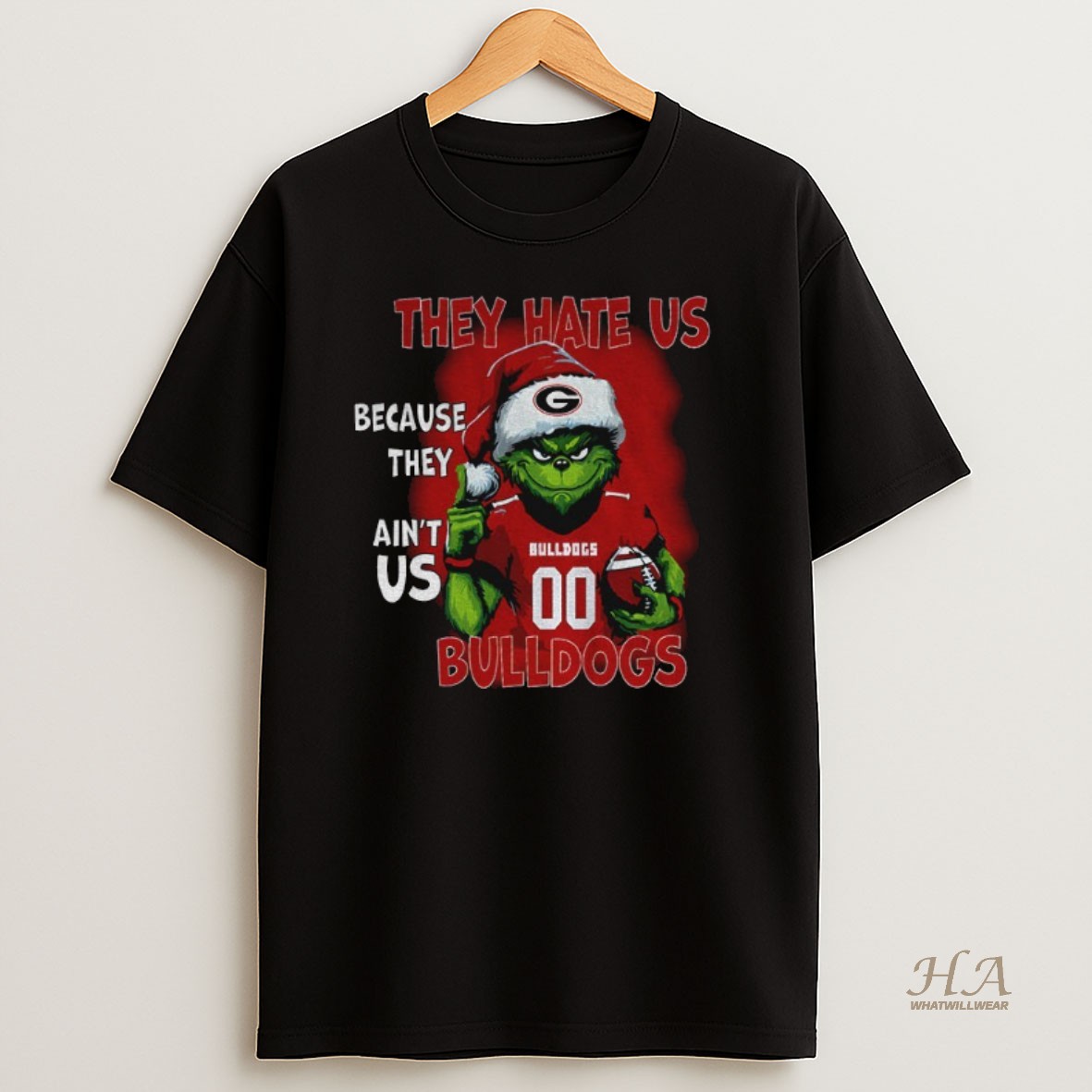Official Grinch Georgia Bulldogs They Hate Us Because They Aint Us Bulldogs 2025 Shirt