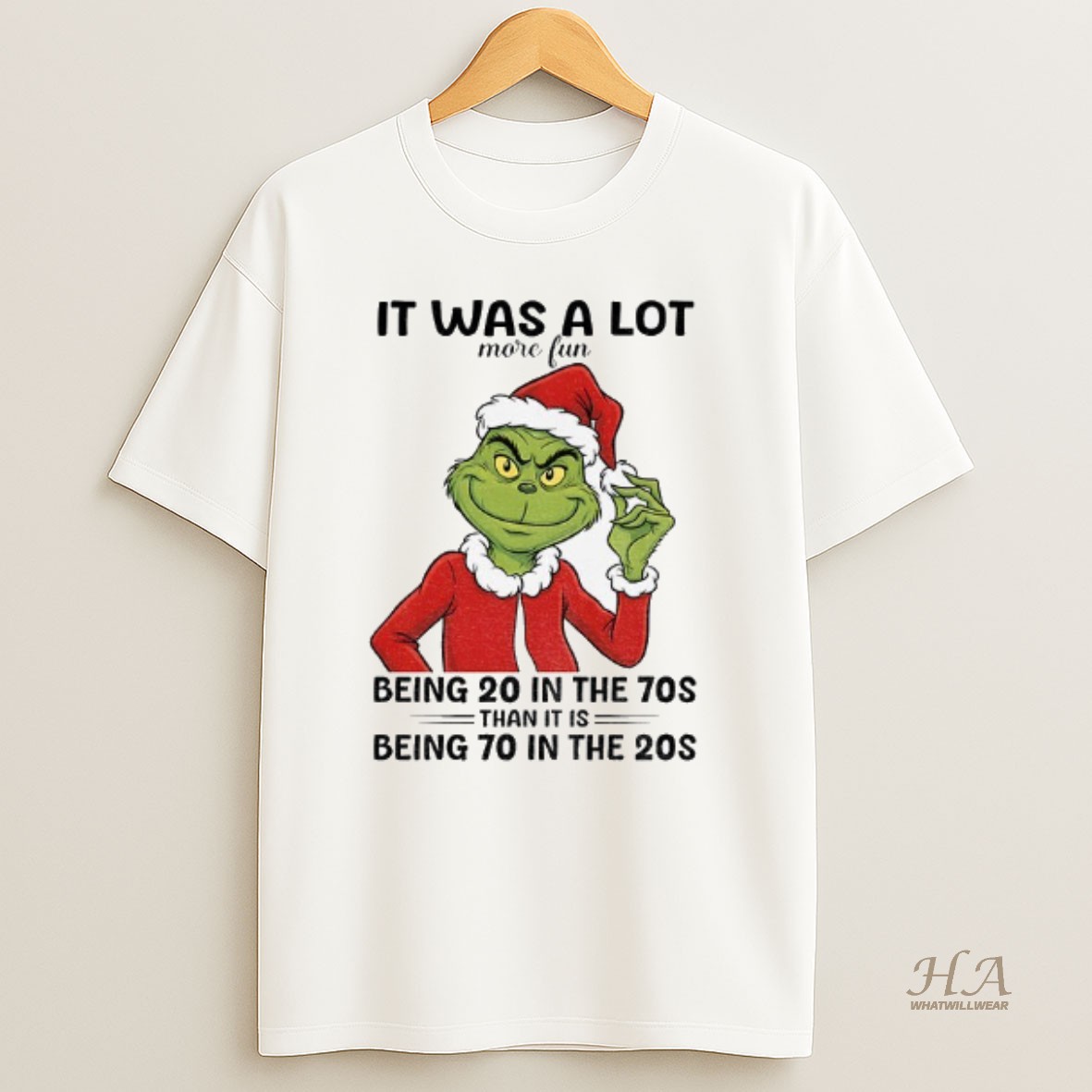 Official Grinch Santa Hat If You Think Im Crazy Now Just Wait Until You Piss Me Off T Shirt