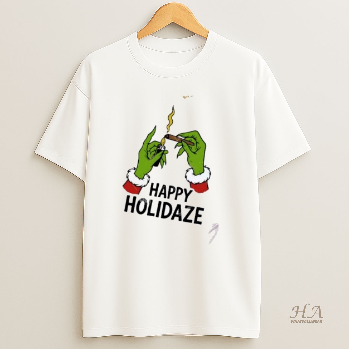 Official Grinch Happy Holidaze Christmas T Shirt