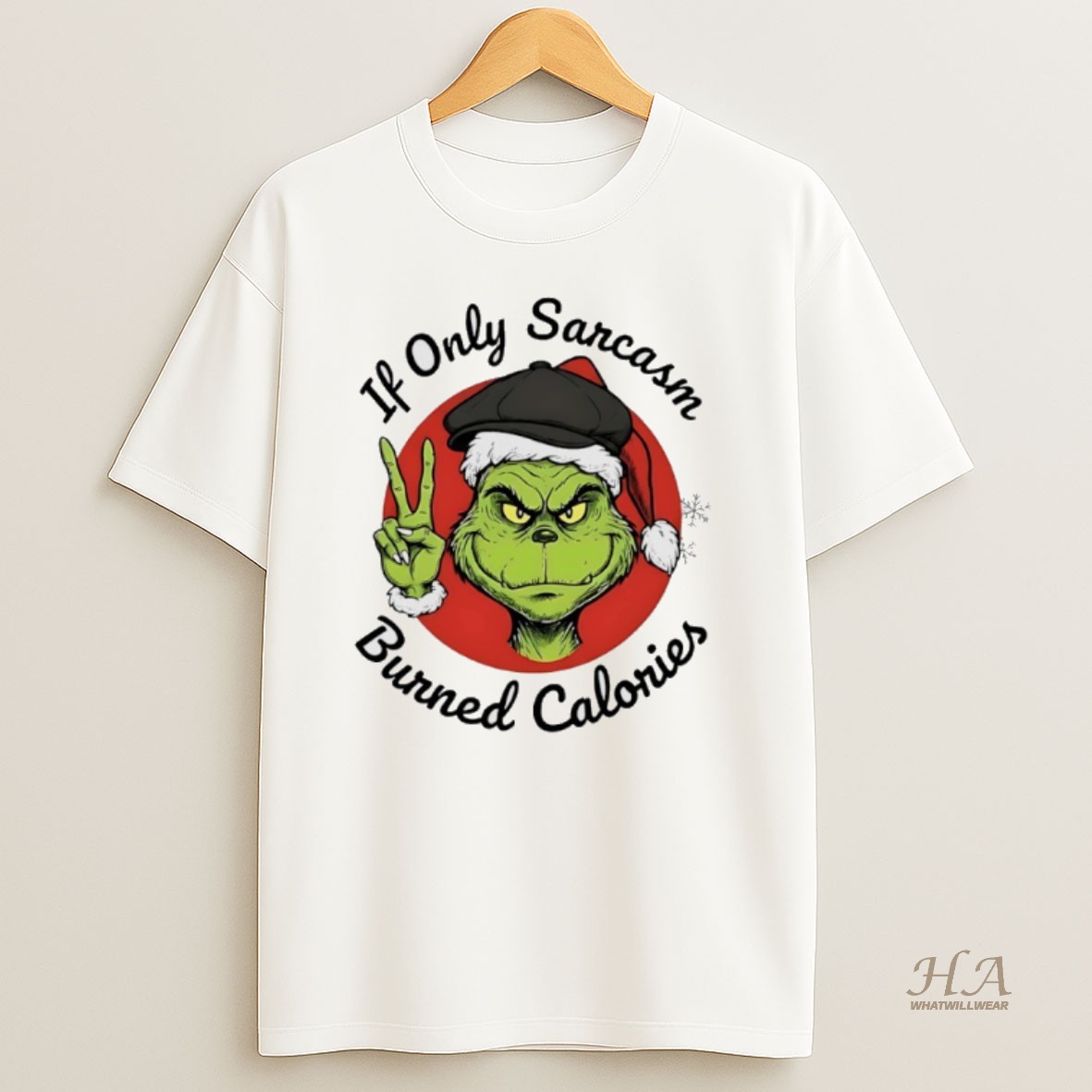 Official Grinch If Only Sarcasm Burned Calories Shirt