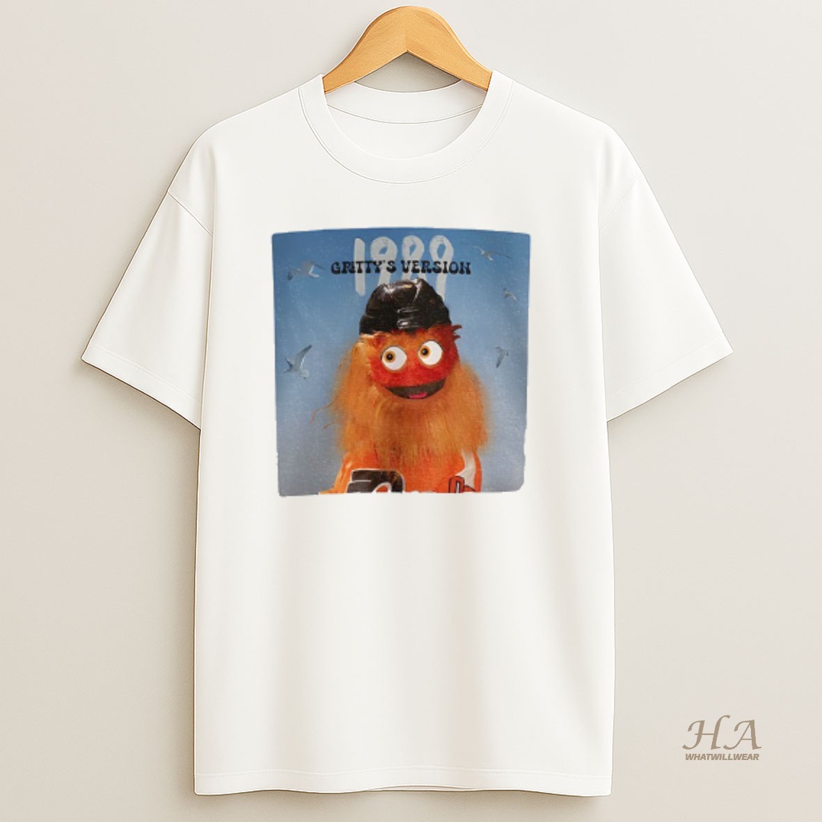Official Gritty Philadelphia Flyers 1989 T Shirt