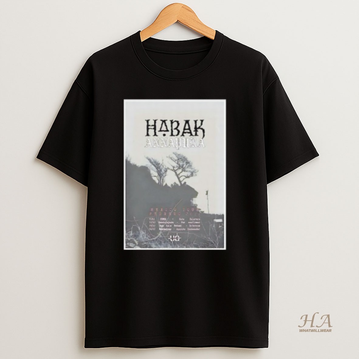 Official Habak Annapura Mexico Tour February 2026 T Shirt