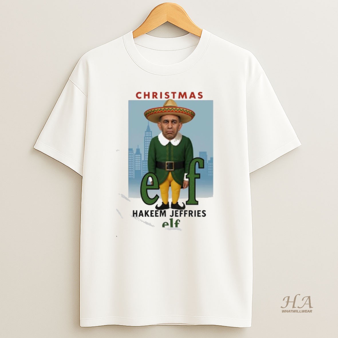 Official Hakeem Jeffries Christmas Elf U S Shirt