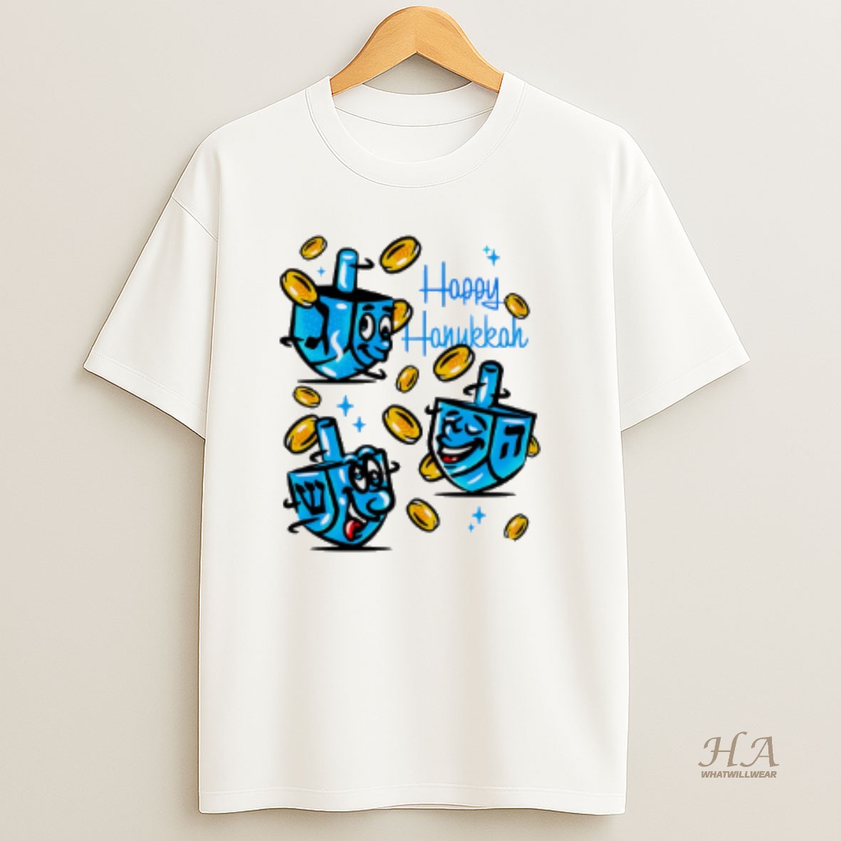Official Happy Hanukkah Here Comes Hanukkah 2025 T Shirt