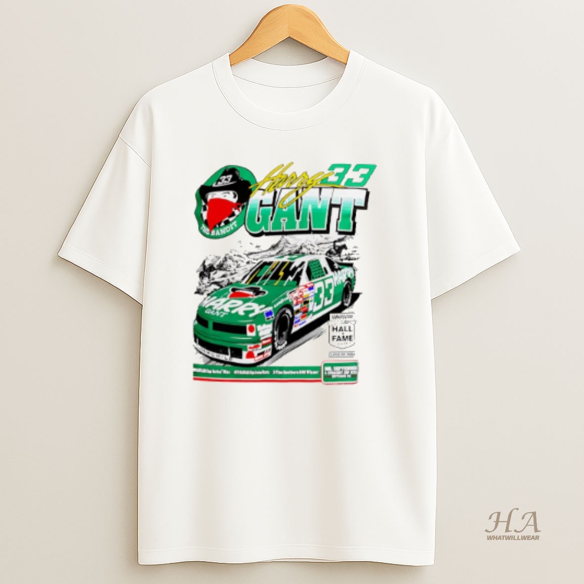 Official Harry Gant Hall Of Fame Inductee Graphic Shirt