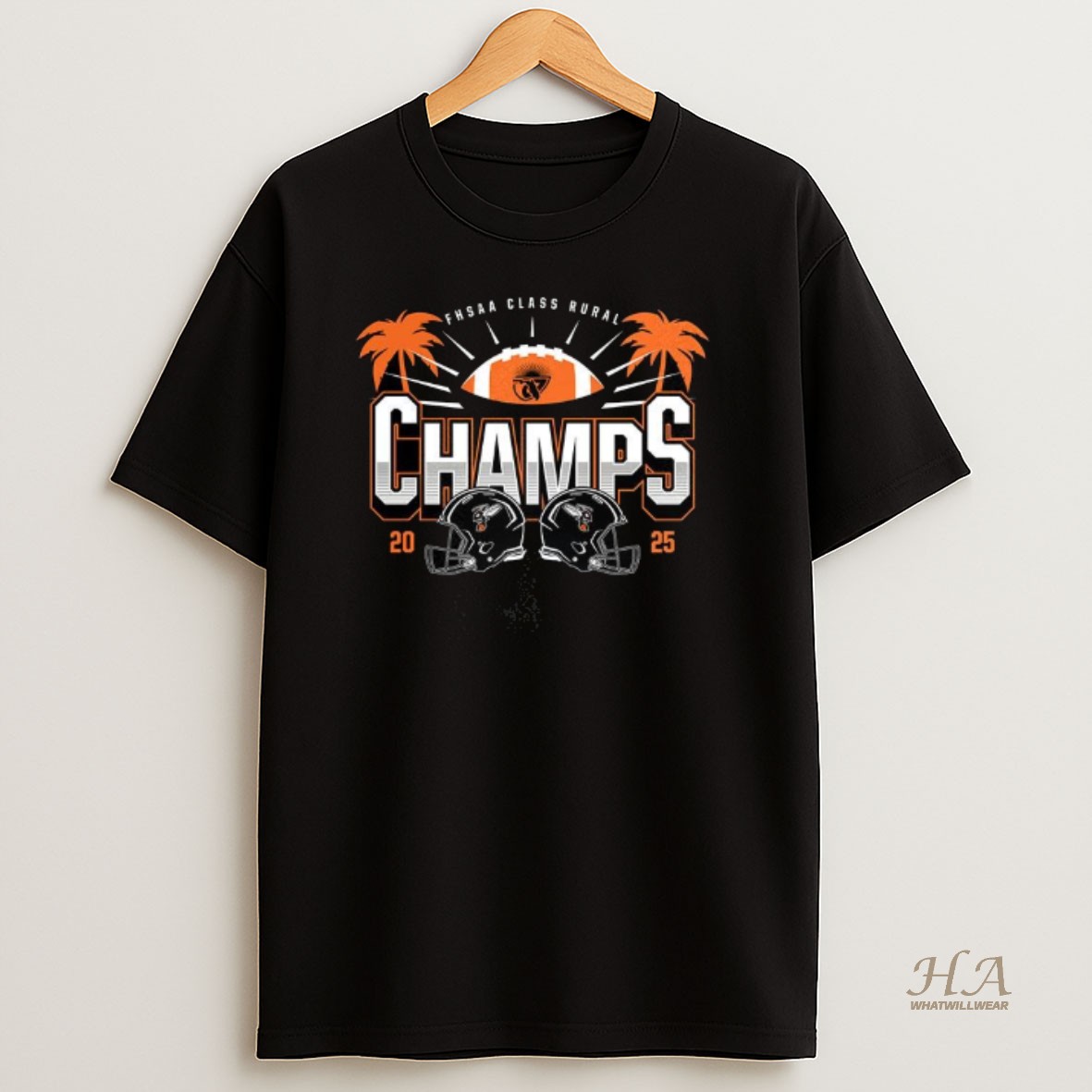 Official Hawrthorne 2025 Fhsaa Football Rural State Champions T Shirt
