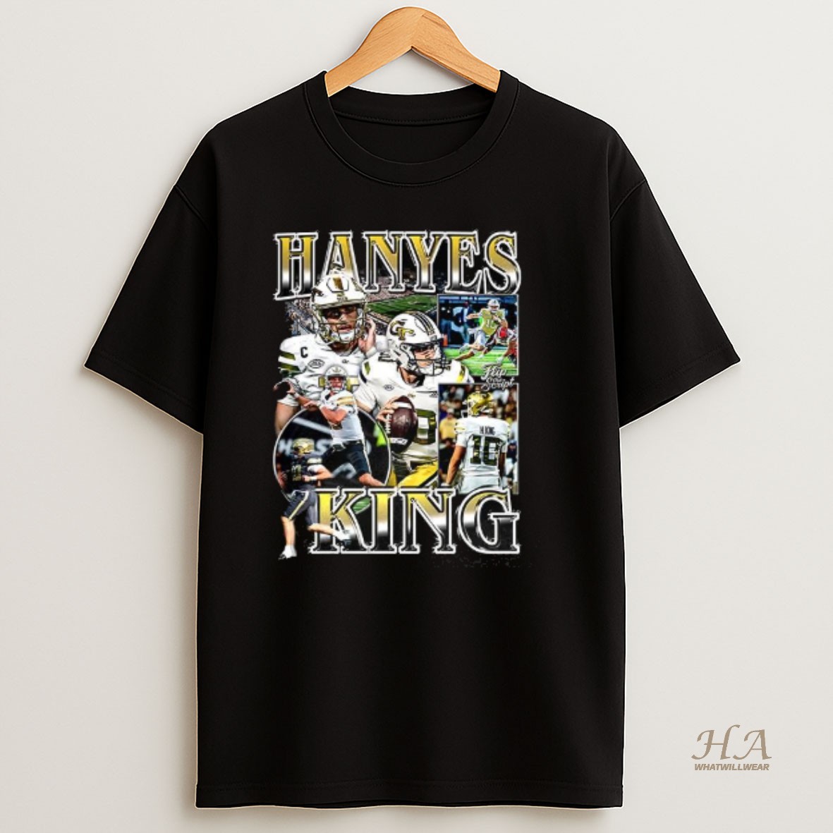Official Haynes King Georgia Tech Yellow Jackets Graphic T Shirt