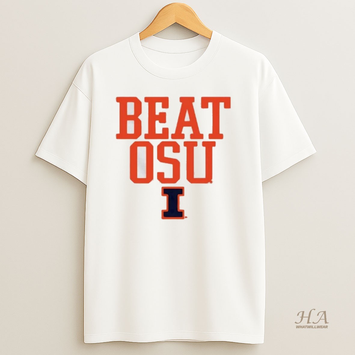 Official Hbgk18k9 Illinois Fighting Illini Beat Ohio State Buckeyes T Shirt