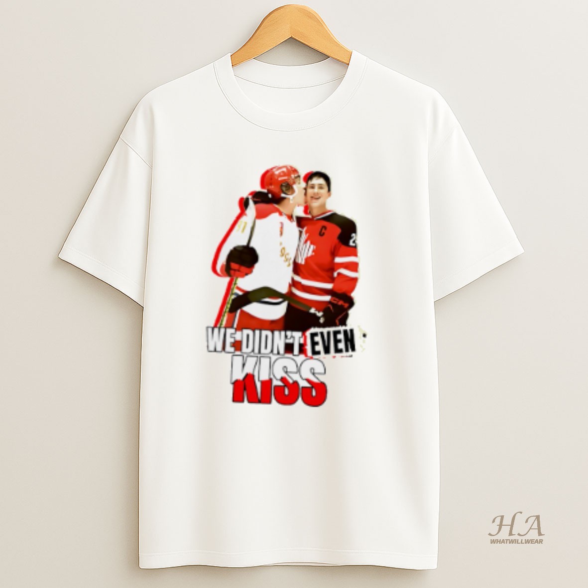 Official Heated Rivalry Hockey We Didnt Even Kiss Team Canada Vs Ussr T Shirt