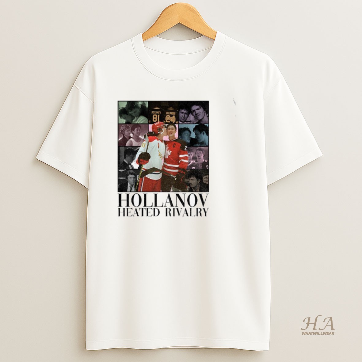 Official Heated Rivalry Shane And Ilya Hollander Rosanov Hollanov Merry Christmas T Shirt