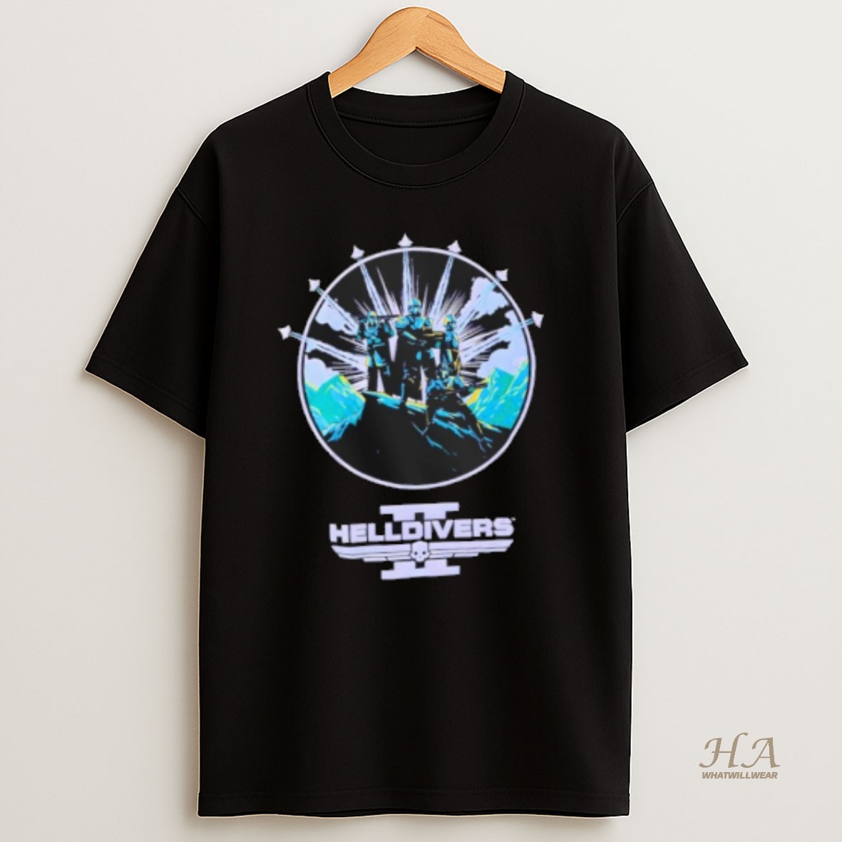 Official Helldivers Ii Mountain T Shirt