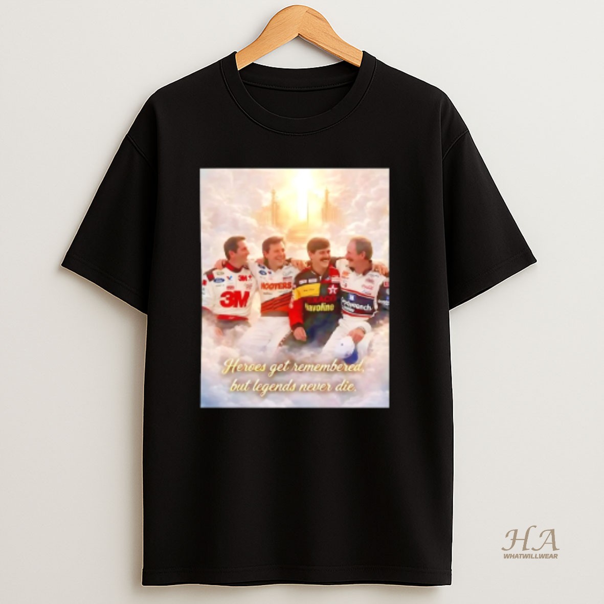Official Heroes Get Remembered But Legends Never Die T Shirt