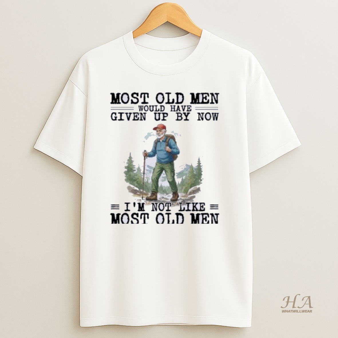 Official Hiking Scooter Most Old Men Would Have Given Up By Now T Shirt