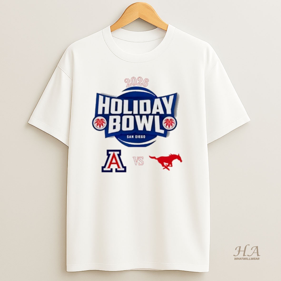 Official Holiday Bowl 2026 Arizona Vs Smu Shirt