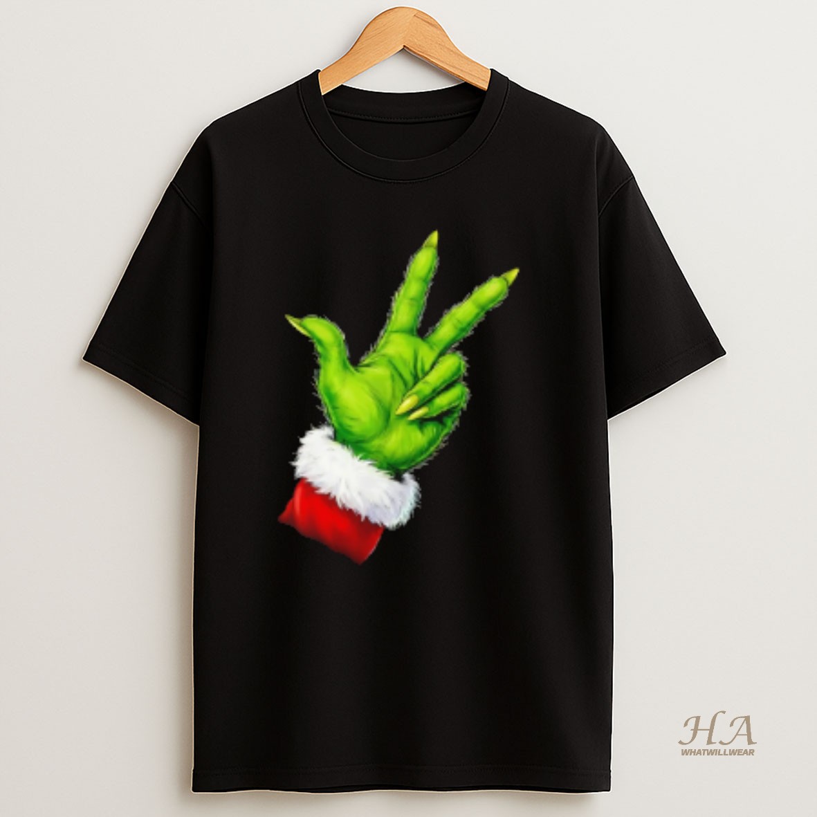 Official Holiday Heist Hand New York Knicks Grinch Hand T Shirt