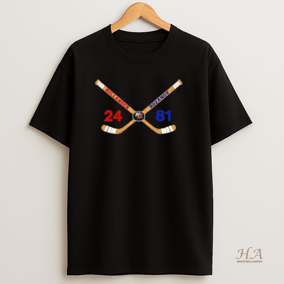 Official Hollander Rozanov Hockey 24 81 Heated Rivalry Inspired T Shirt