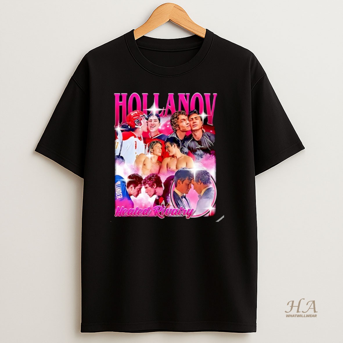 Official Hollanov Heated Rivalry Graphic Christmas Shirt