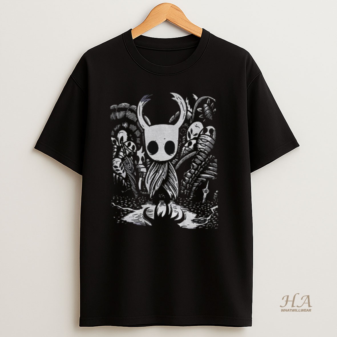 Official Hollow Knight Back Retro Gaming Hollow Knight Shirt