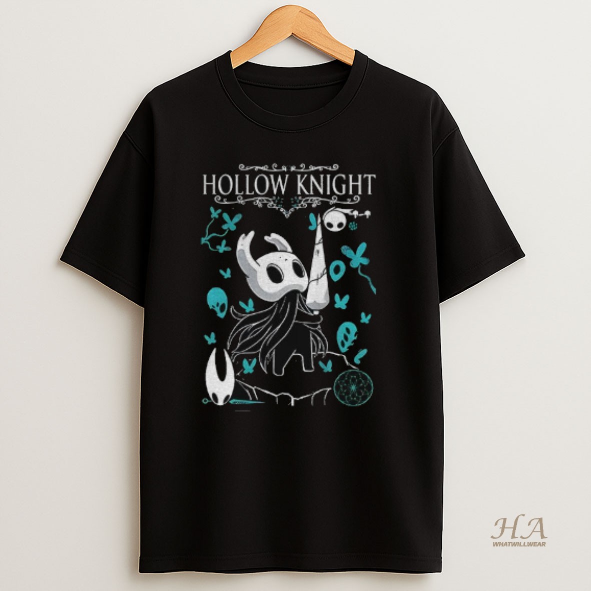 Official Hollow Knight Gaming Horror T Shirt
