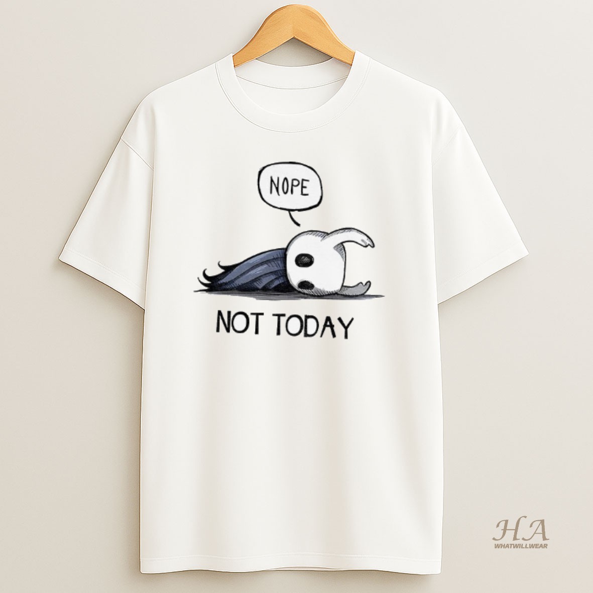 Official Hollow Knight Nope Not Today Shirt