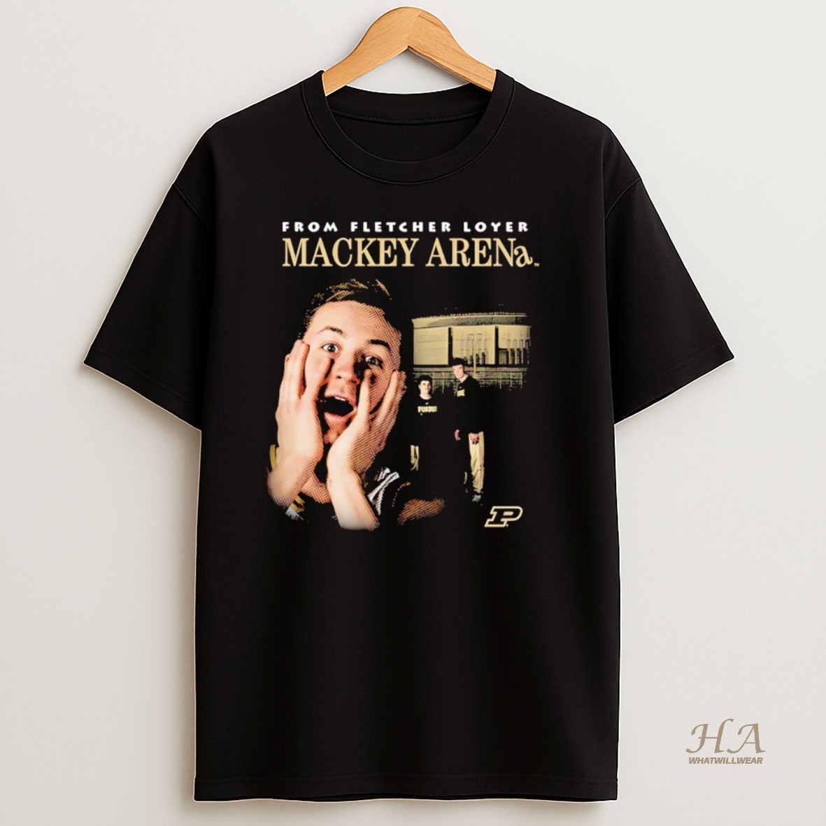 Official Home Alone From Fletcher Loyer Mackey Arena Purdue Boilermakers Shirt
