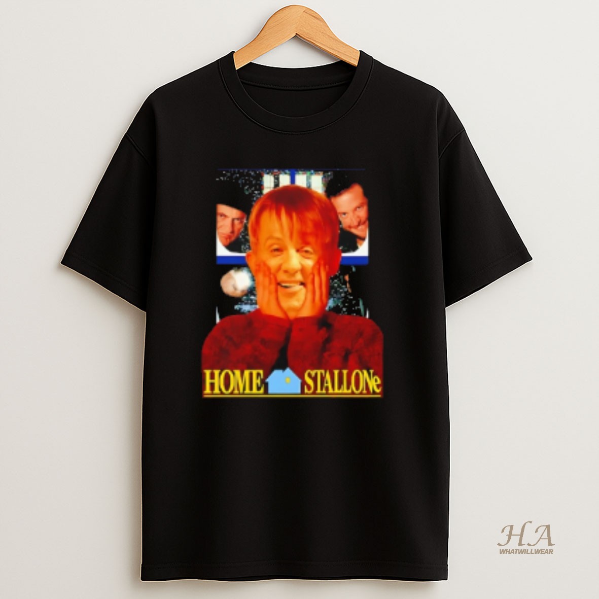 Official Home Stallone Sylvester Stallone Home Alone T Shirt