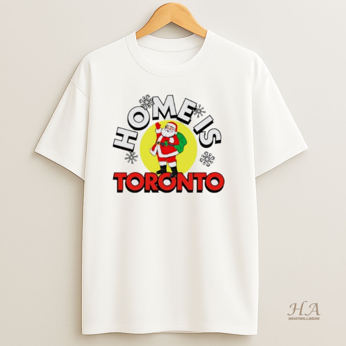 Official Home Is Toronto Santa Claus Parade Christmas Shirt
