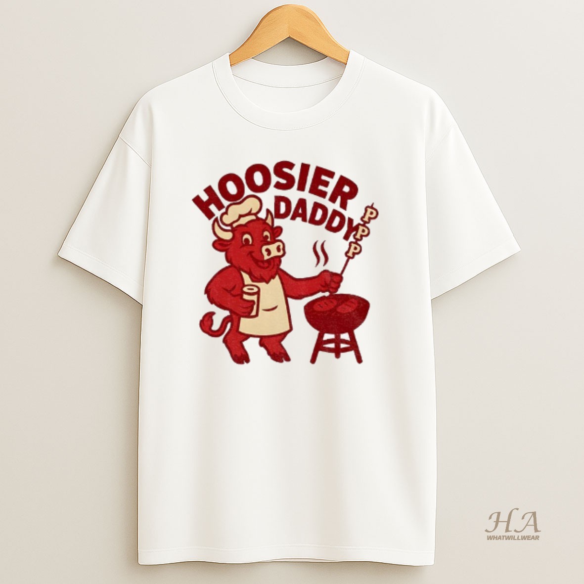 Official Hoosier Daddy Ppp Indiana Hoosiers Football Coach Cig T Shirt