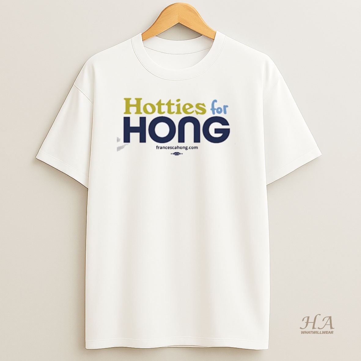 Official Hotties For Hong Logo T Shirt