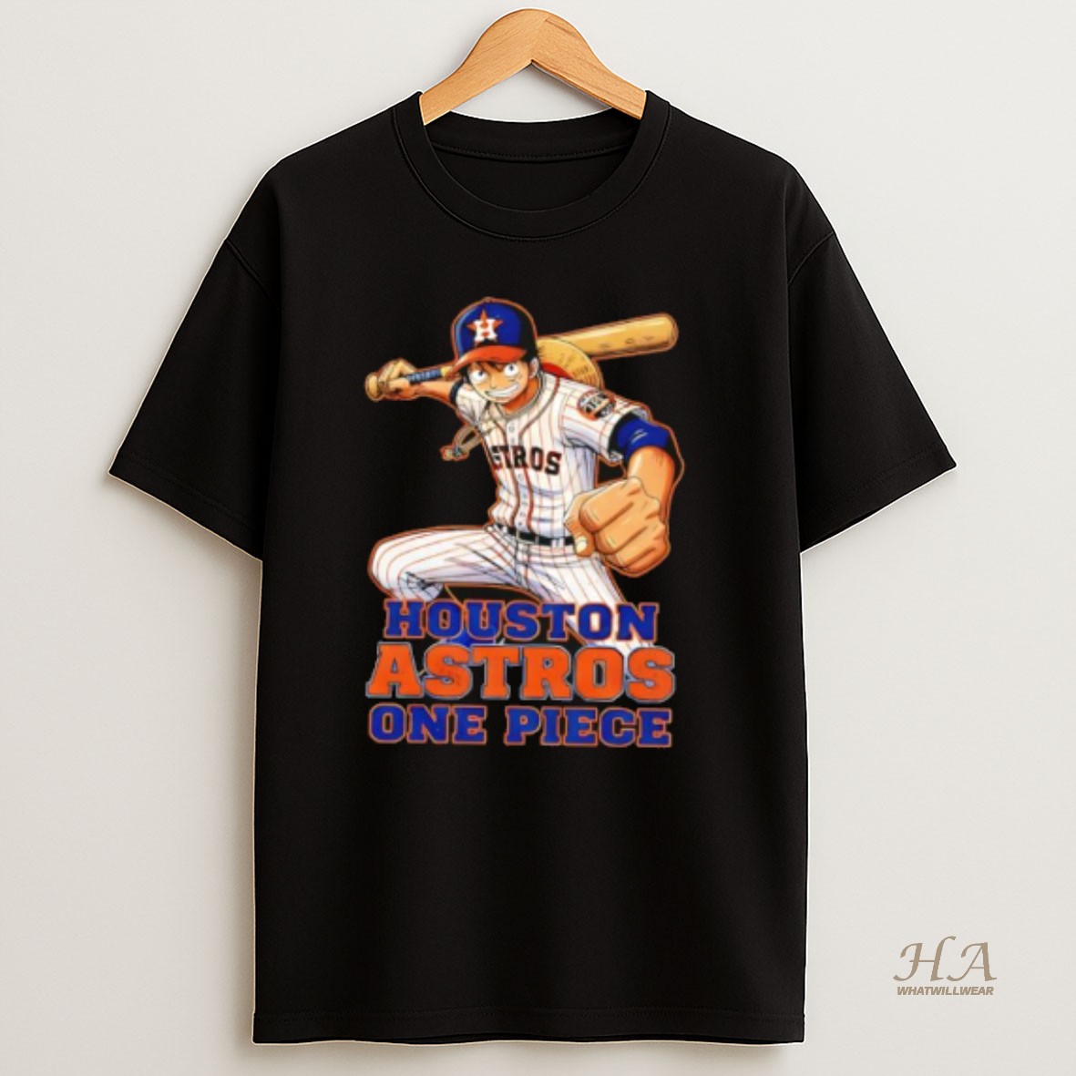 Official Houston Astros One Piece 2026 Luffy T Shirt