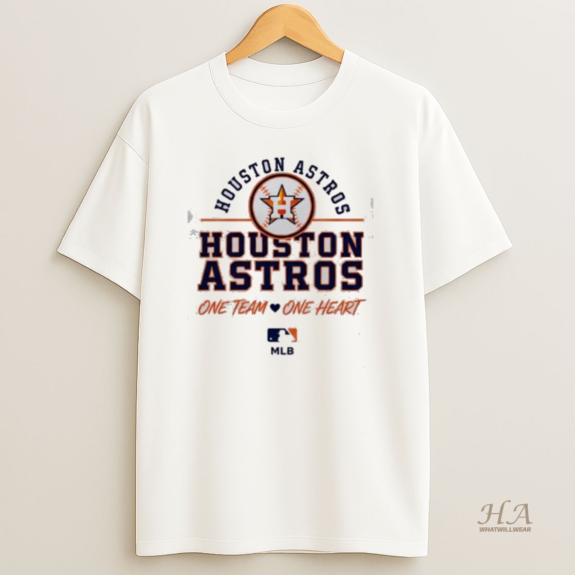 Official Houston Astros One Team One Heart Mlb T Shirt