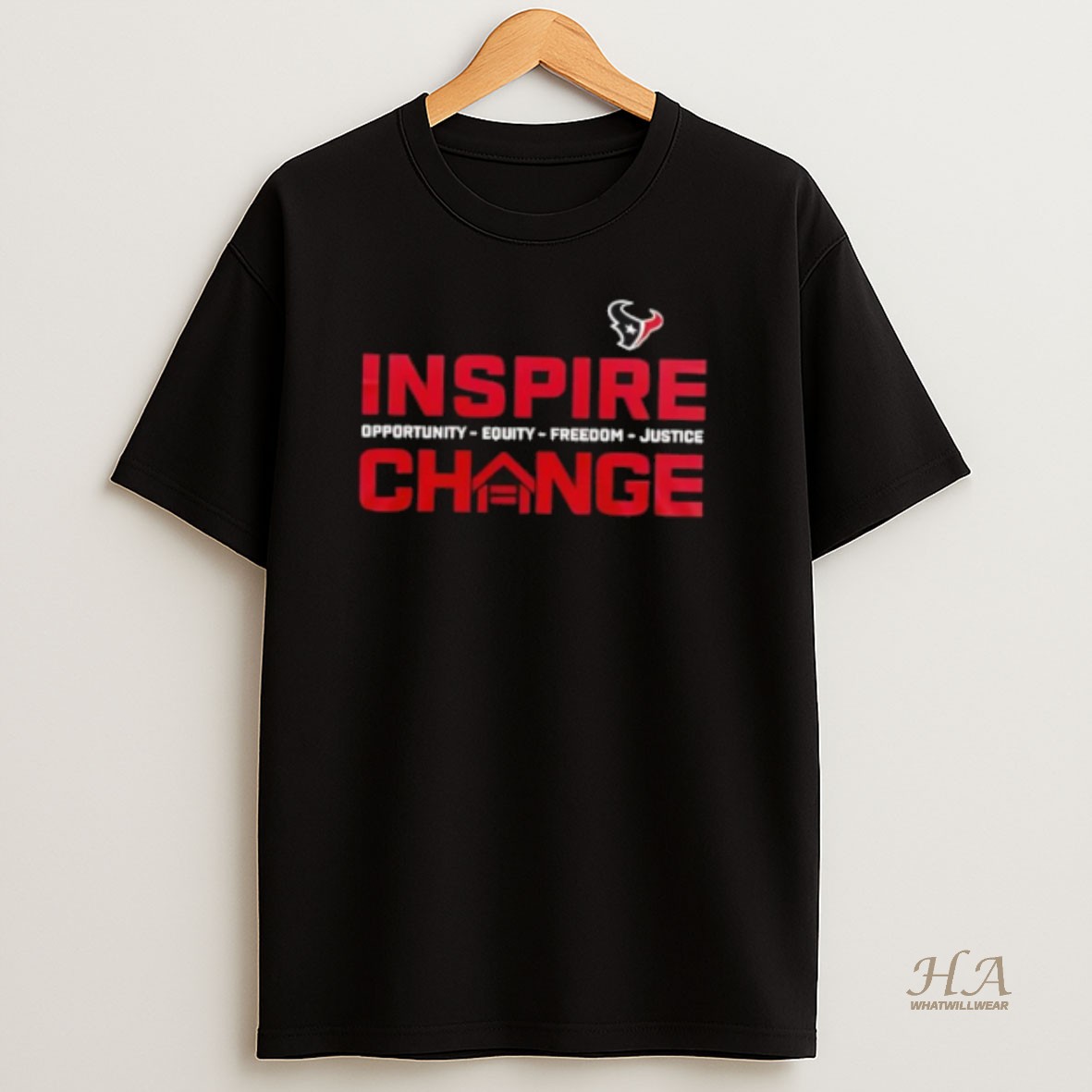 Official Houston Texans Inspire Change Freedom Justice 2025 T Shirt